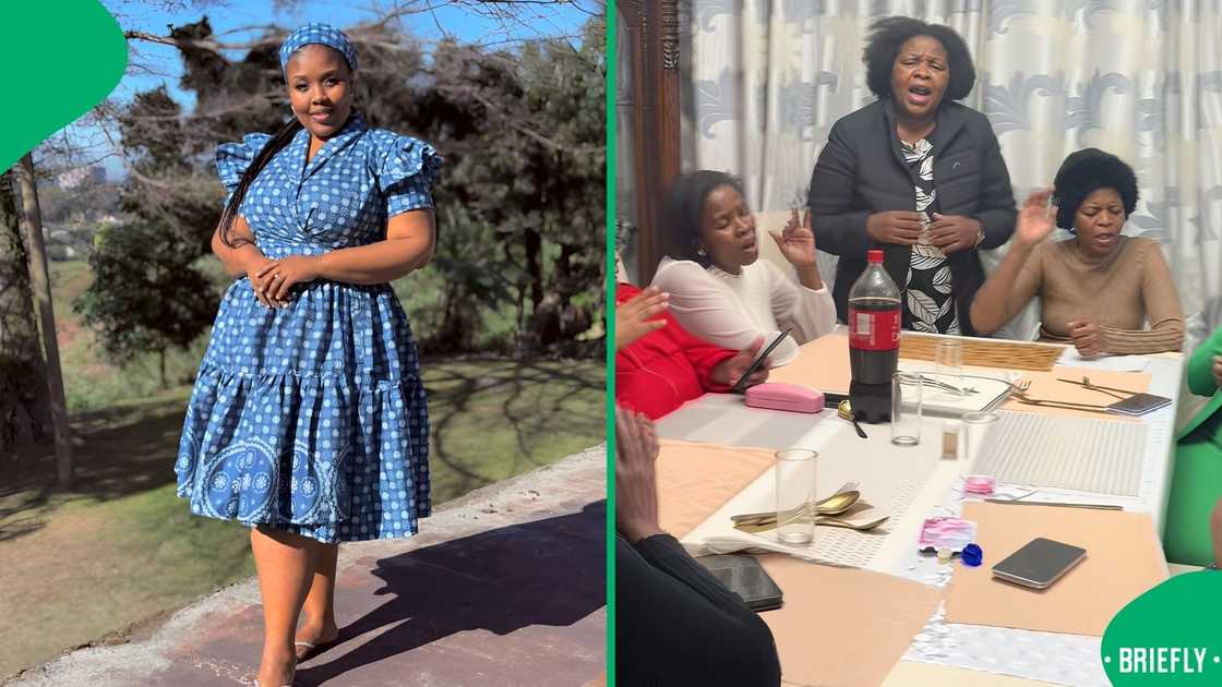 The daughter captured the moment and shared it on her TikTok, touching many online users The daughter captured the moment and shared it on her TikTok, touching many online users