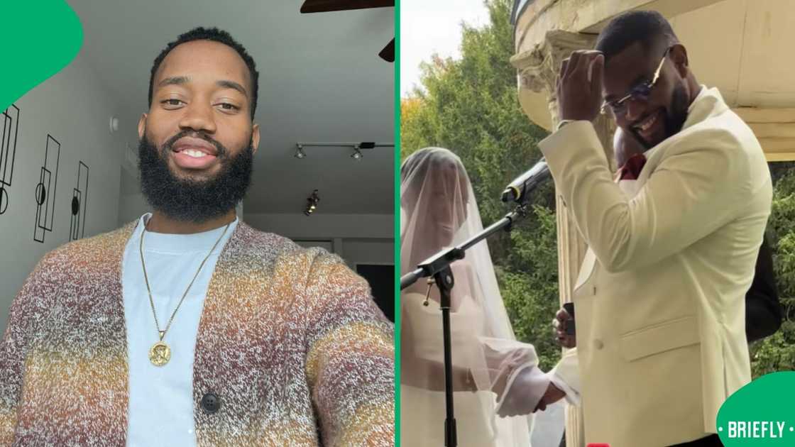 During the vows reading the bride refused to say, "For richer, for poorer"