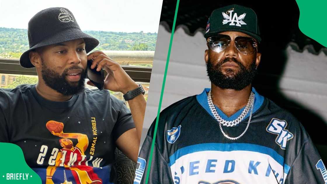 Sizwe Dhlomo supported Cassper Nyovest Sizwe Dhlomo supported Cassper Nyovest