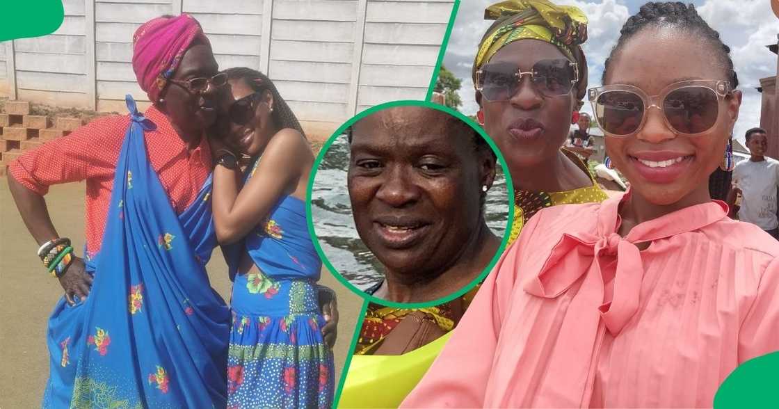 Mother and daughter, Suzan Tshabalala and Mpumi. Mother and daughter, Suzan Tshabalala and Mpumi.