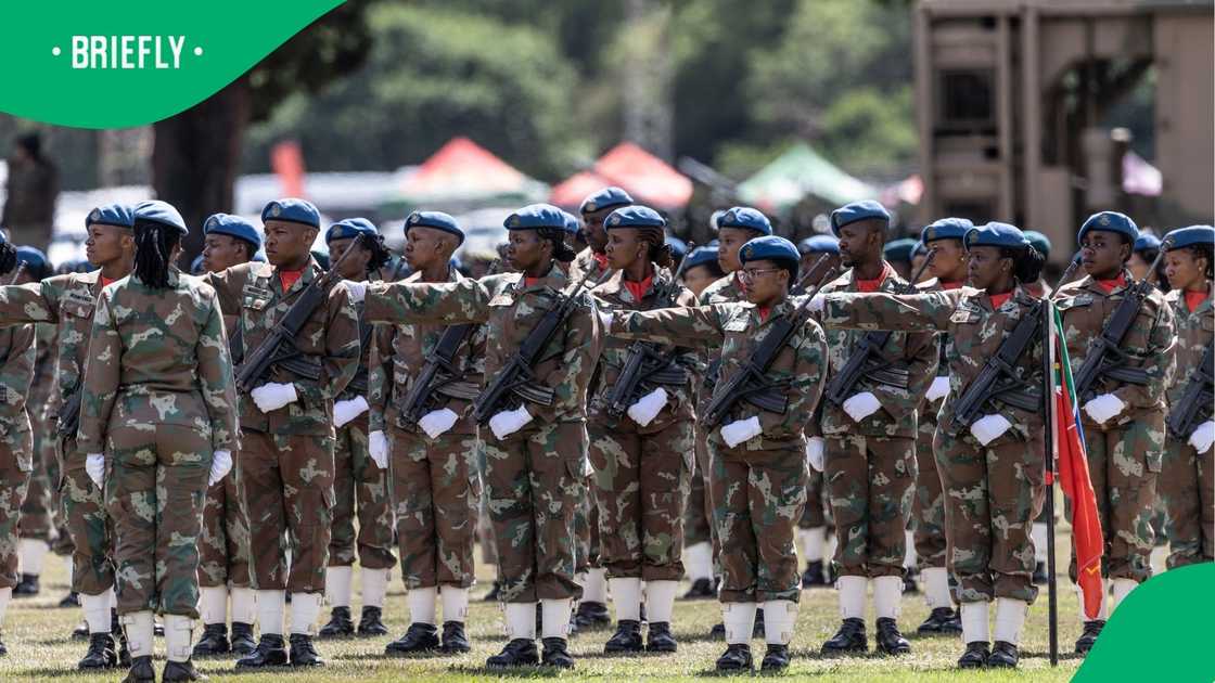 Members of the South African National Defence Force