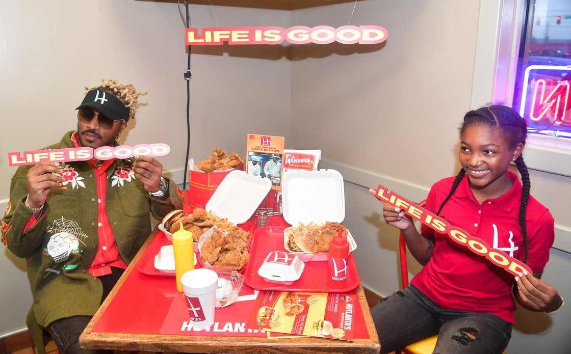 Future and Londyn Wilburn in Atlanta