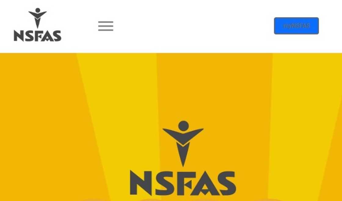 NSFAS website NSFAS website