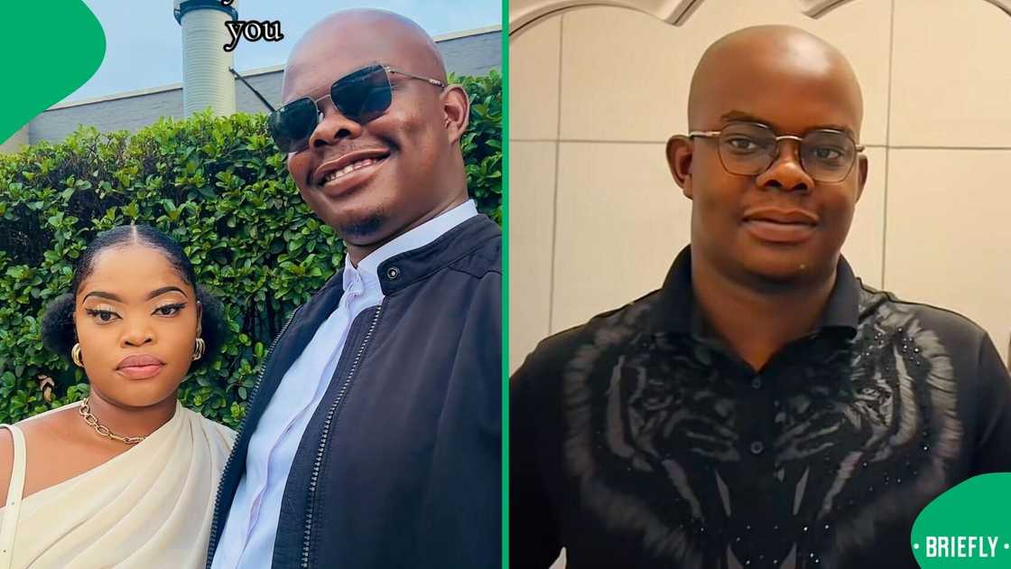 A woman showcased her bae's hilarious home vs public antics in a TikTok. A woman showcased her bae's hilarious home vs public antics in a TikTok.