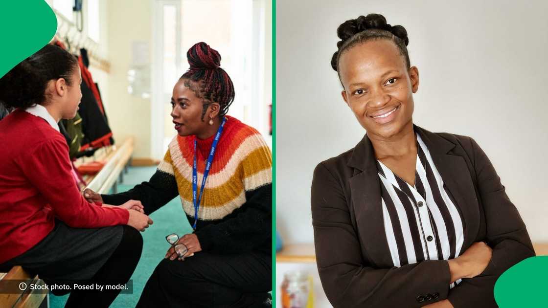 A woman in South Africa shared the salary of a principal. A woman in South Africa shared the salary of a principal.