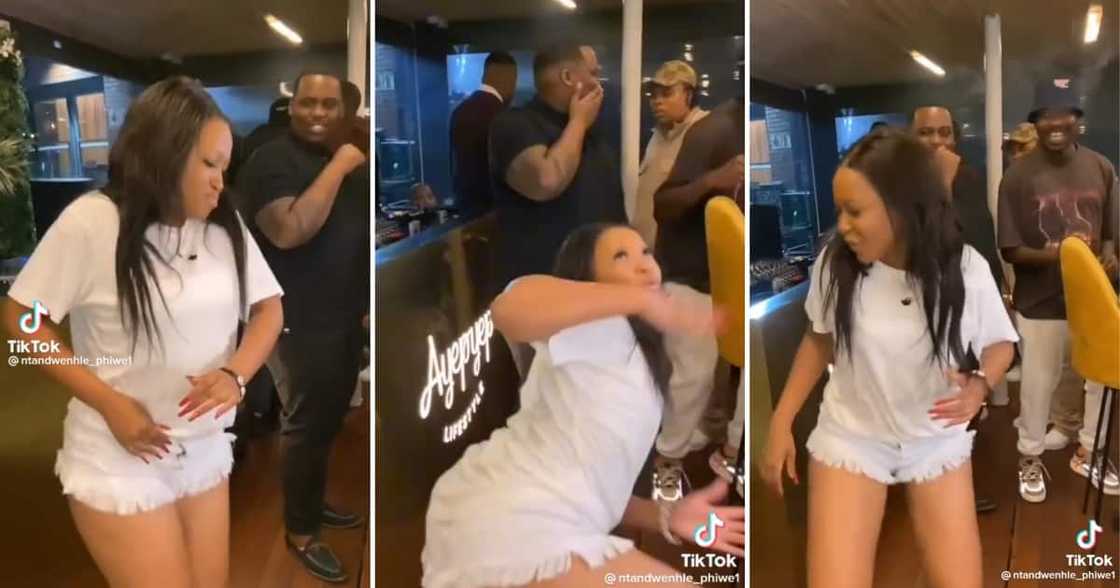 A gorgeous female DJ killed Bacardi dance moves A gorgeous female DJ killed Bacardi dance moves