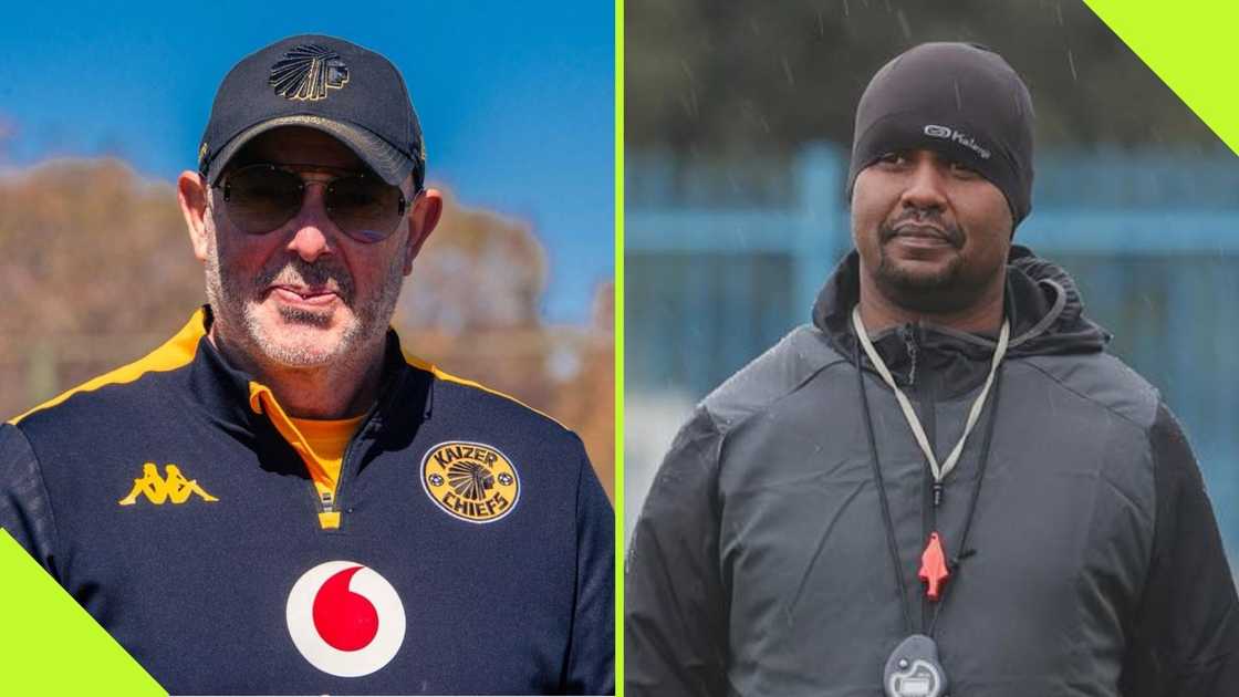 Nasreddine Nabi is happy to have Cedirc Kaze with him at Kaizer Chiefs. Nasreddine Nabi is happy to have Cedirc Kaze with him at Kaizer Chiefs.