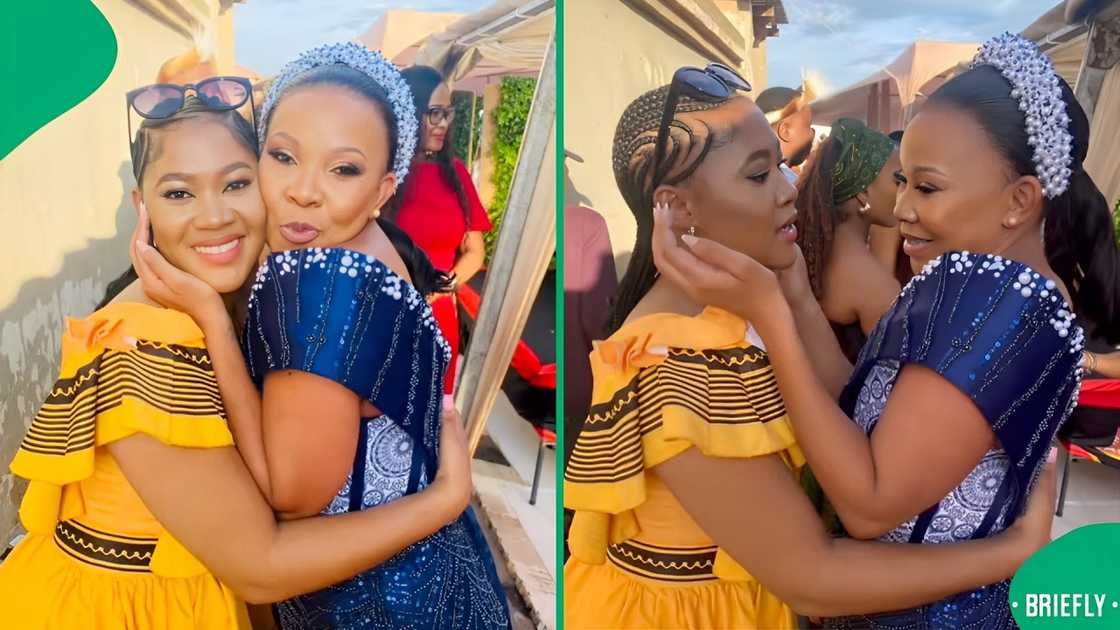 Two SA friends bonded at a wedding Two SA friends bonded at a wedding