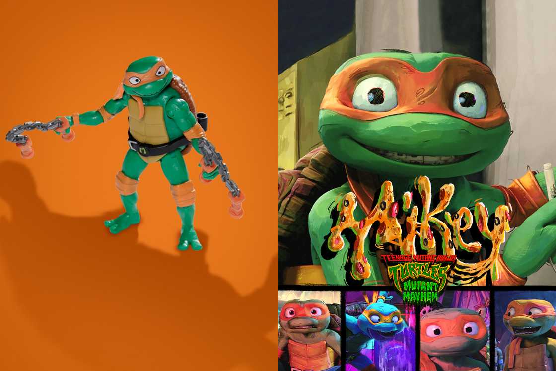 Orange TMNT character Orange TMNT character