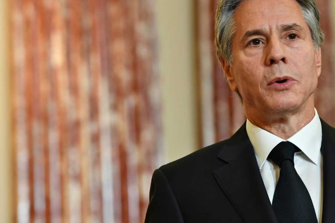 US Secretary of State Antony Blinken, seen speaking at a press conference in Washington on September 30, 2022, will visit three Latin American countries in a tour beginning October 3 US Secretary of State Antony Blinken, seen speaking at a press conference in Washington on September 30, 2022, will visit three Latin American countries in a tour beginning October 3