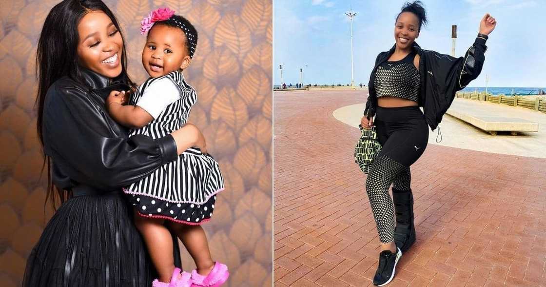 Beauty Sbahle Mpisane, Drops Cute, Picture With, Lovely Niece Beauty Sbahle Mpisane, Drops Cute, Picture With, Lovely Niece