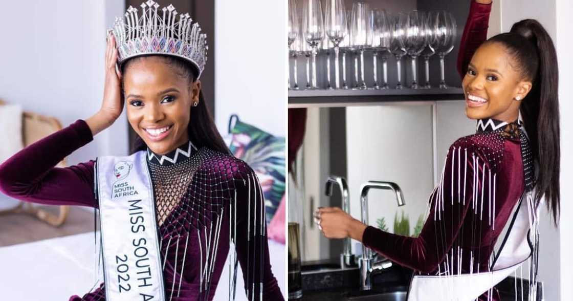 Miss SA Ndavi Nokeri moved into her new lux apartment in Midrand