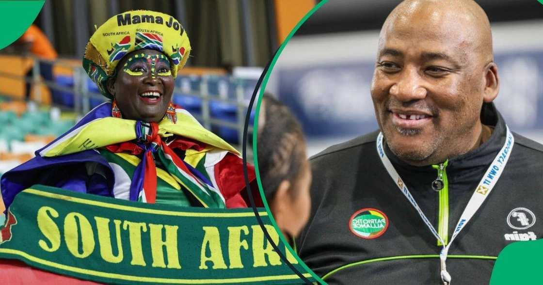 Mama Joy shared a hilarious video with Gayton McKenzie. Mama Joy shared a hilarious video with Gayton McKenzie.