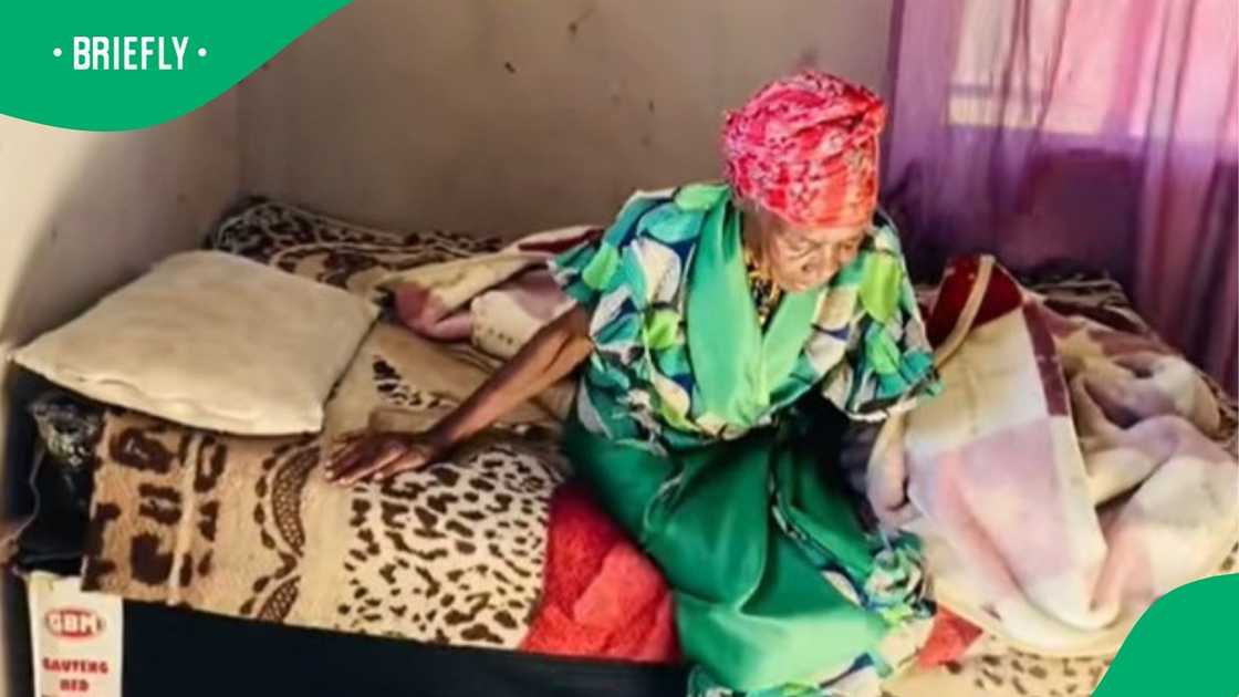 Older woman vlogs in TikTok video