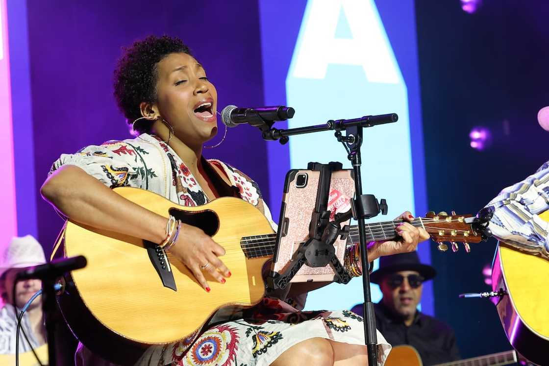 Rissi Palmer performs on CMA Close Up Stage Rissi Palmer performs on CMA Close Up Stage