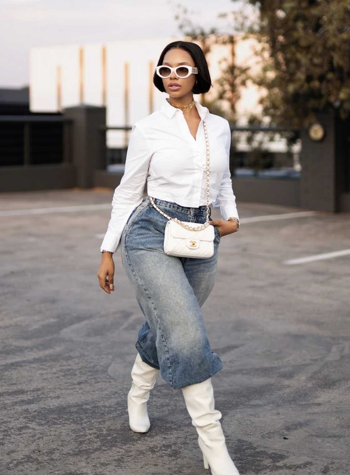 Mihlali Ndamase showed off her drifting skills