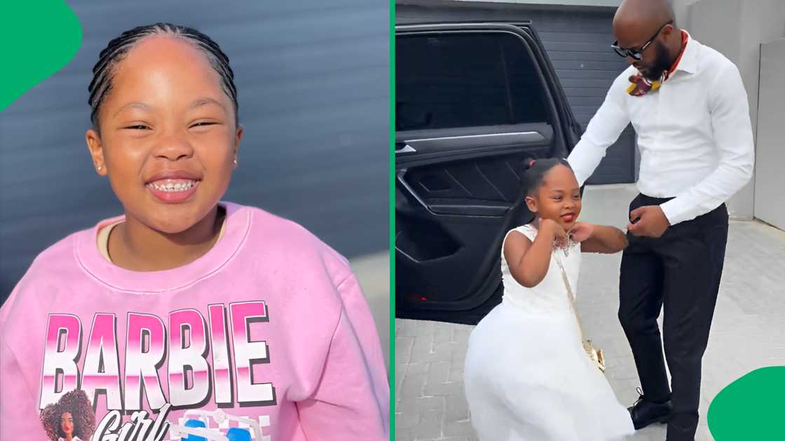 A loving dad gave her daughter some diamonds in a touching act Mzansi adored.