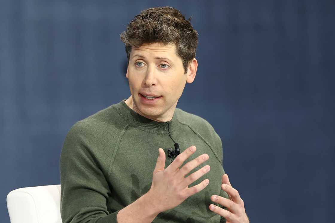 Sam Altman at Lincoln Center in New York City. Sam Altman at Lincoln Center in New York City.