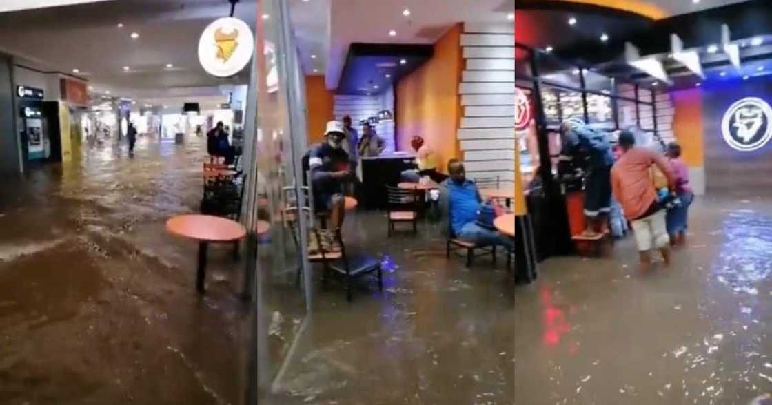 Footage, flooding, Germiston Golden Walk Mall, Germiston, Gauteng, weather warning Footage, flooding, Germiston Golden Walk Mall, Germiston, Gauteng, weather warning
