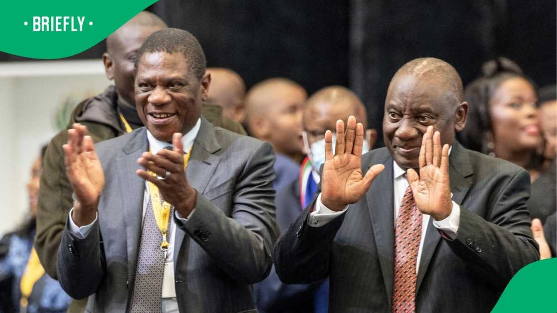Paul Mashatile and President Cyril Ramaphosa Paul Mashatile and President Cyril Ramaphosa