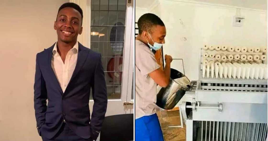 A determined and ambitious man shared his business with Mzansi. A determined and ambitious man shared his business with Mzansi.