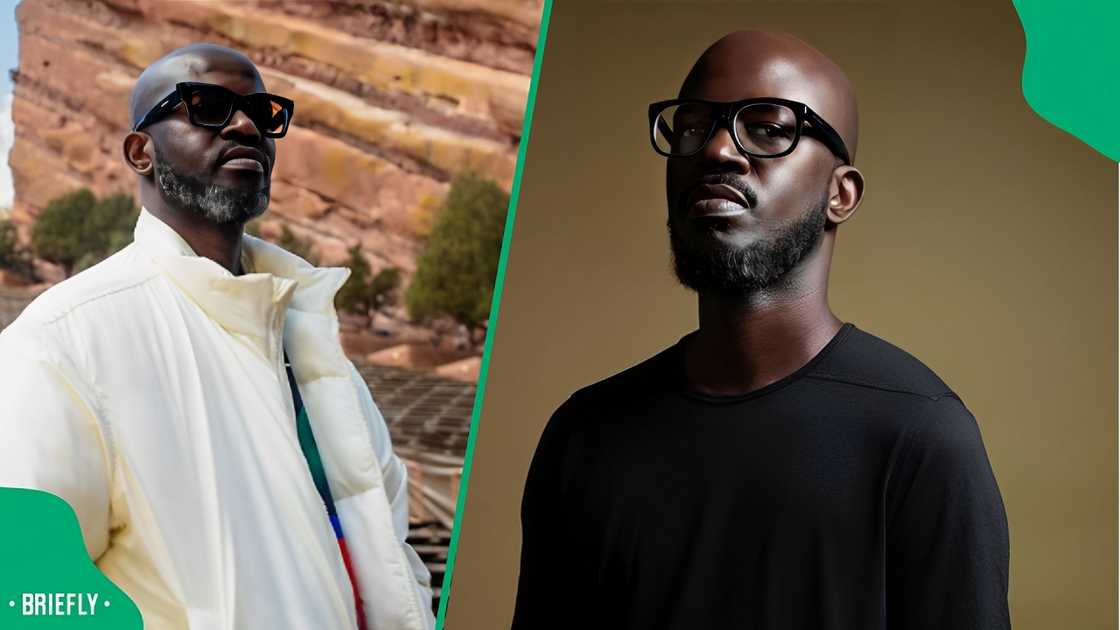 Black Coffee showed off his LV bicycle. Black Coffee showed off his LV bicycle.