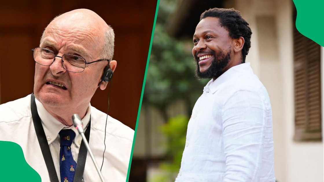 Mbuyiseni Ndlozi and Paul O'Sullivan in heated exchange