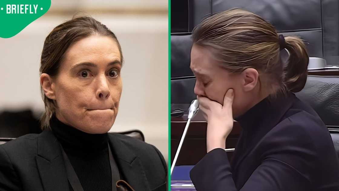 Sarah-Jane Trent broke down in tears during her testimony