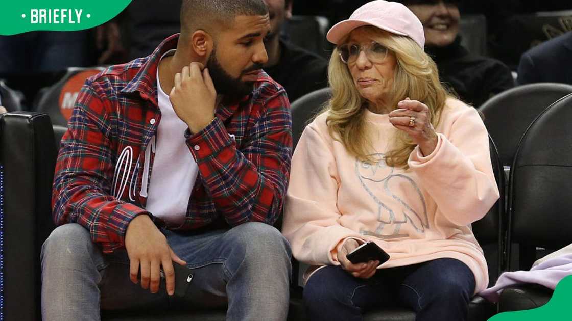 Sandi Graham and Drake at the Air Canada Centre in 2015