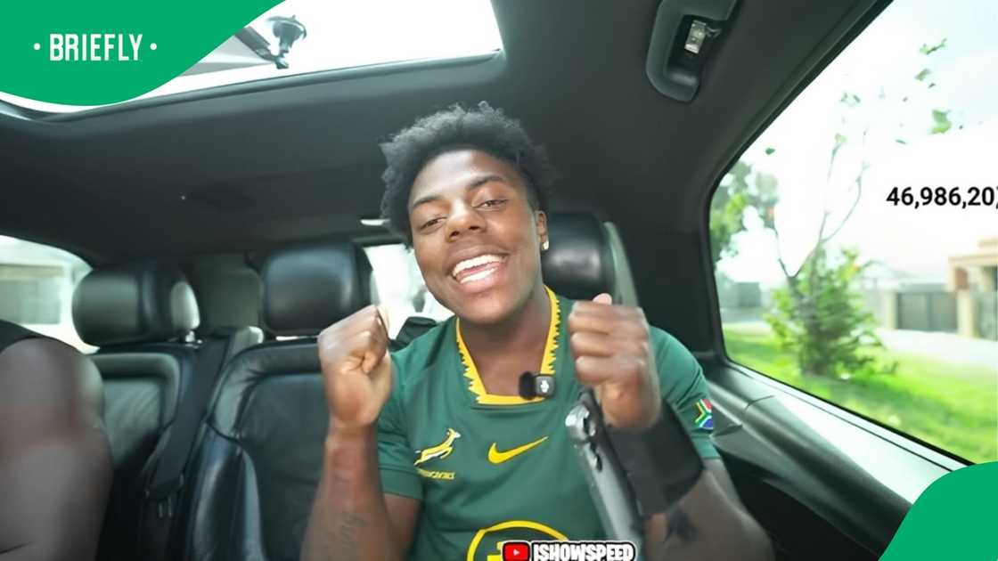 IShowSpeed in South Africa.