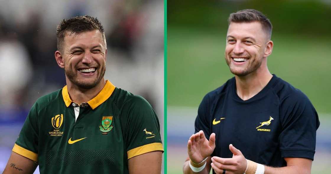 Handre Pollard celebrates his new baby Handre Pollard celebrates his new baby