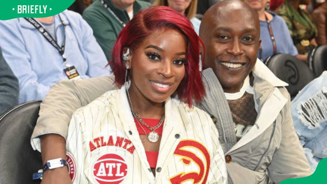 Gerald Mwangi and Shamea Morton at the game between the Indiana Pacers and the Atlanta Hawks Gerald Mwangi and Shamea Morton at the game between the Indiana Pacers and the Atlanta Hawks