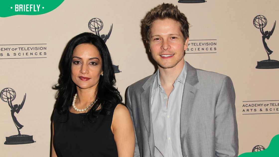 Archie Panjabi and Matt Czuchry in North Hollywood