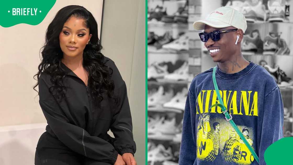 Nomcebo Dot denied dating Khama Billiat.