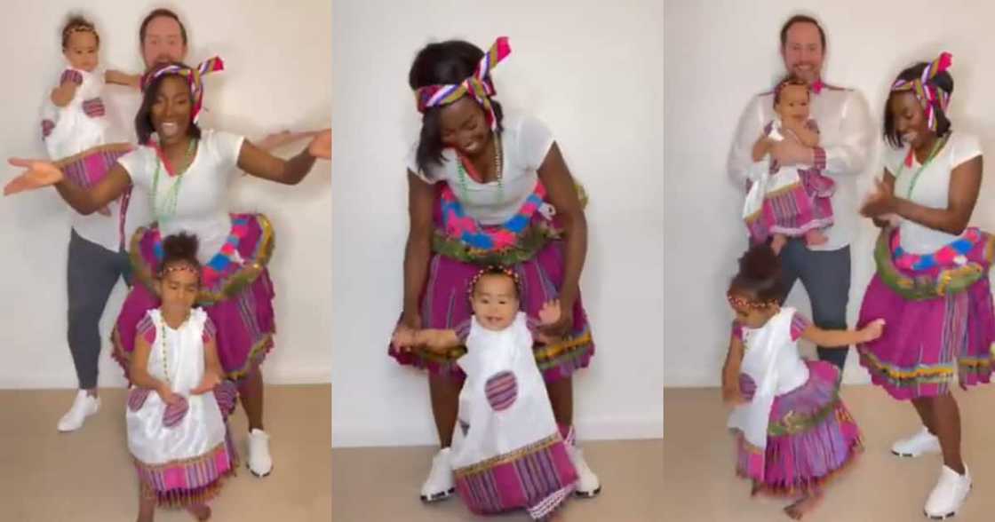 Clip of Fit Mom Takkies and Her Little Family Dancing Is a Whole Vibe Clip of Fit Mom Takkies and Her Little Family Dancing Is a Whole Vibe