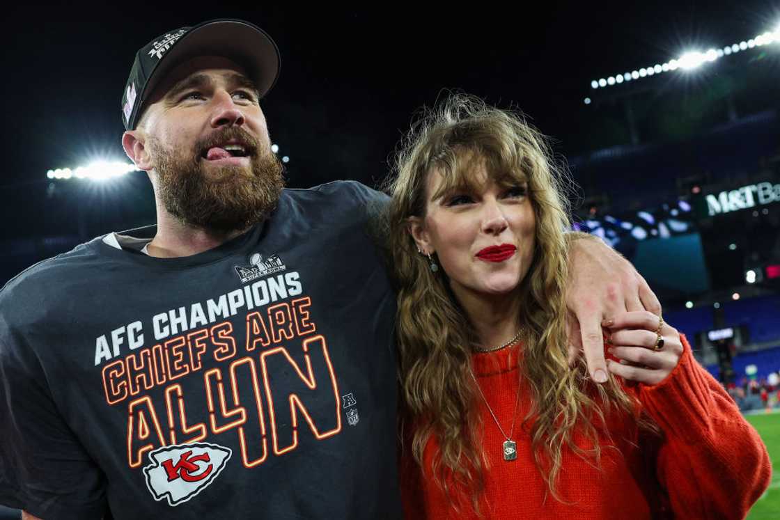 Taylor Swift and Travis Kelce Taylor Swift and Travis Kelce