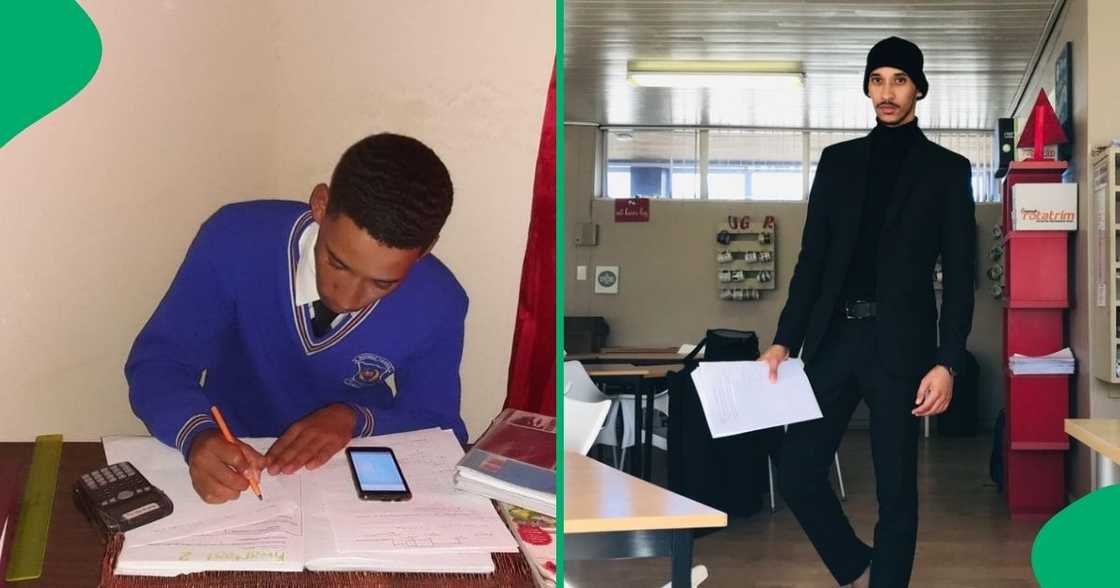 A young man shared his journey from matric to university. A young man shared his journey from matric to university.