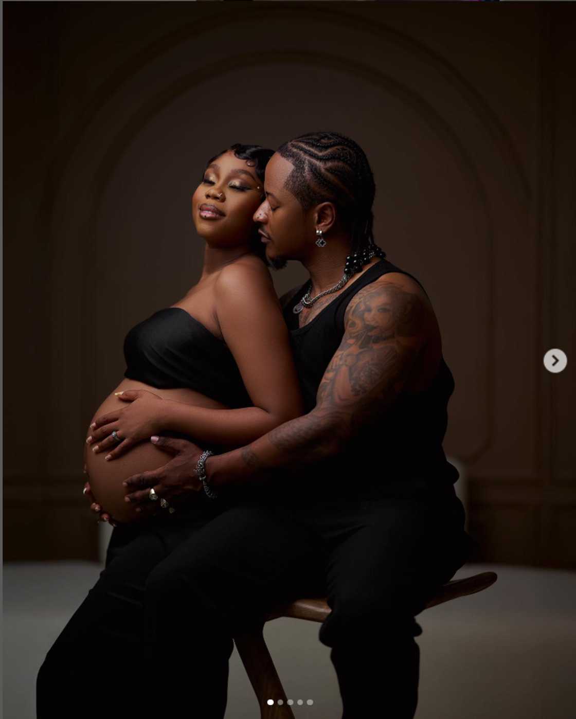 Bontle Modiselle and Priddy Ugly are expecting their second child Bontle Modiselle and Priddy Ugly are expecting their second child