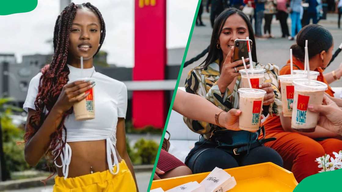 South Africans enjoy their meals at McDonald's South Africans enjoy their meals at McDonald's