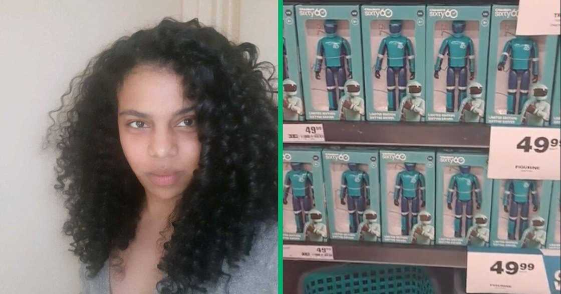 Cape Town woman and Checkers toys Cape Town woman and Checkers toys