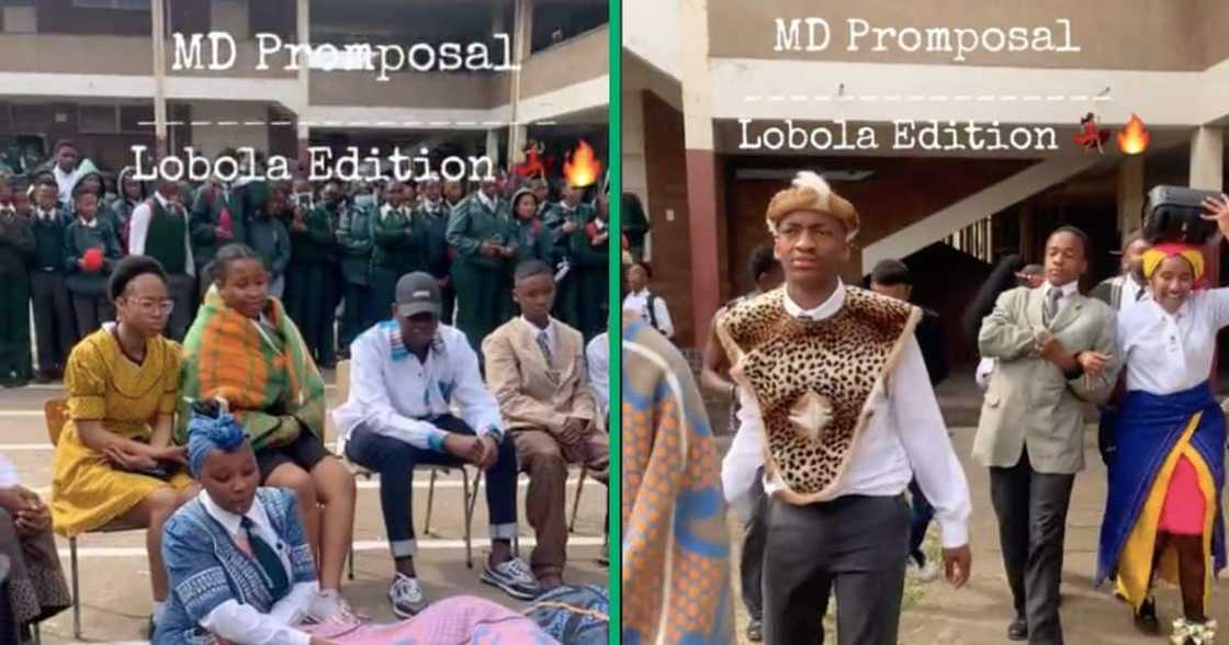 A matric student asked his girlfriend to be his matric dance partner A matric student asked his girlfriend to be his matric dance partner