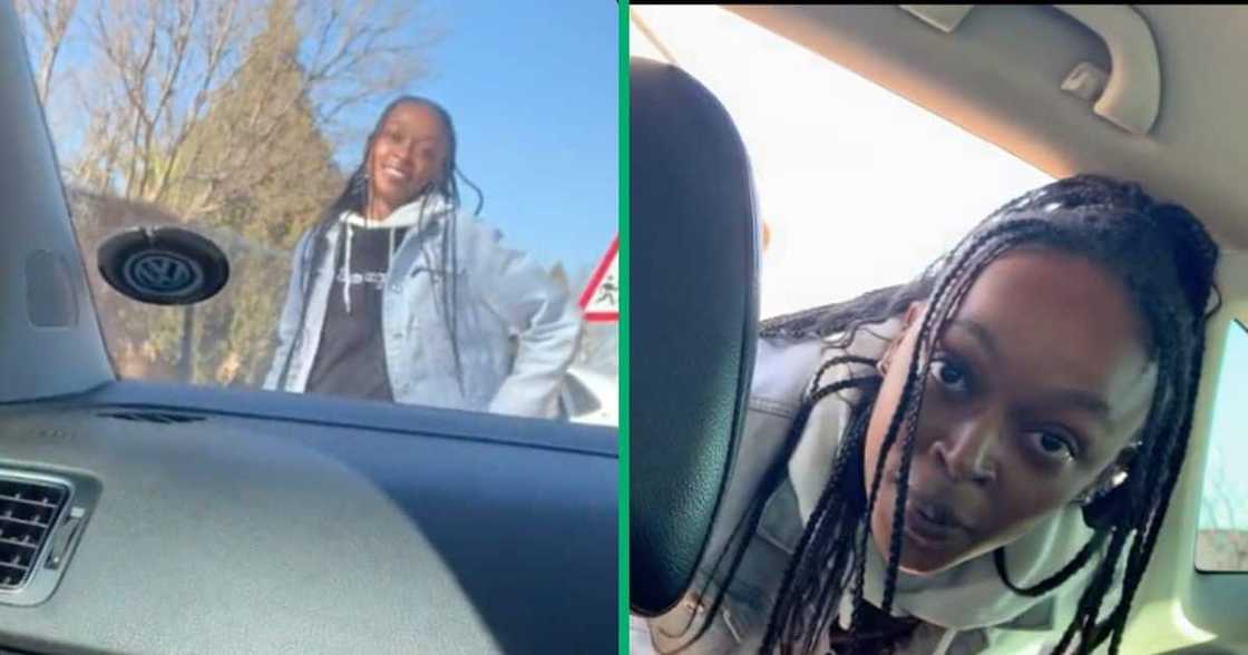 Woman doesn't want to drive Woman doesn't want to drive