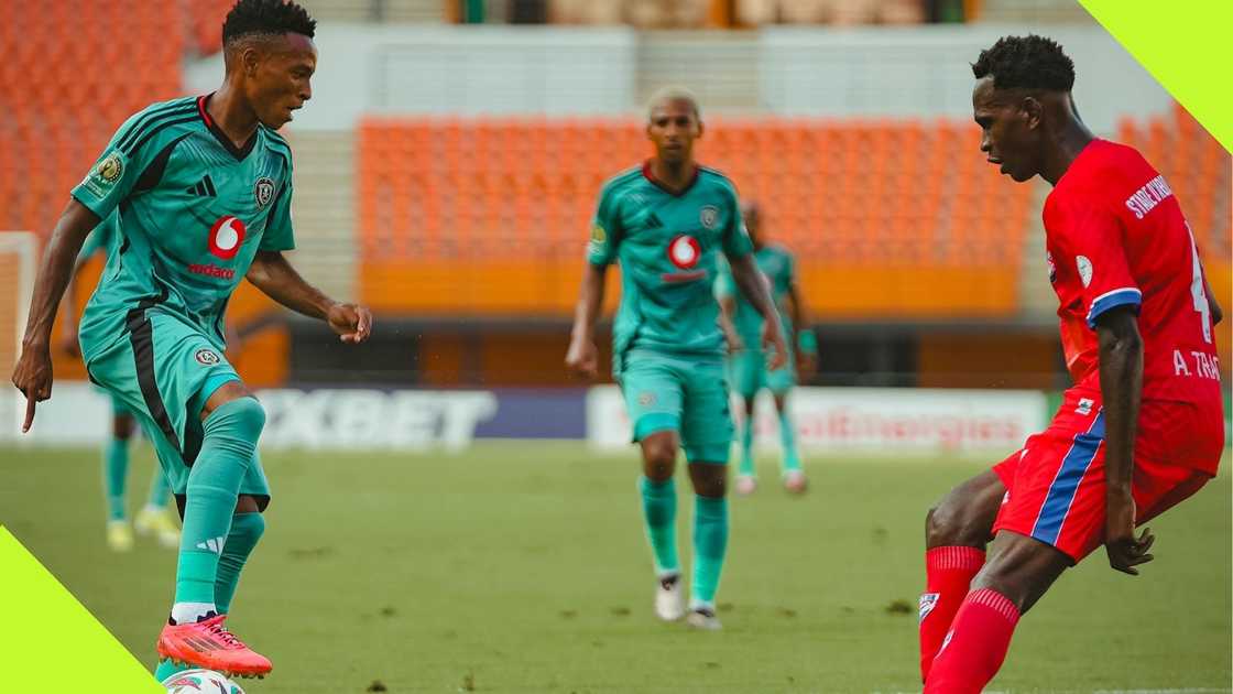 Orlando Pirates drop points against Stade d'Abidjan in the CAF Champions League. Orlando Pirates drop points against Stade d'Abidjan in the CAF Champions League.