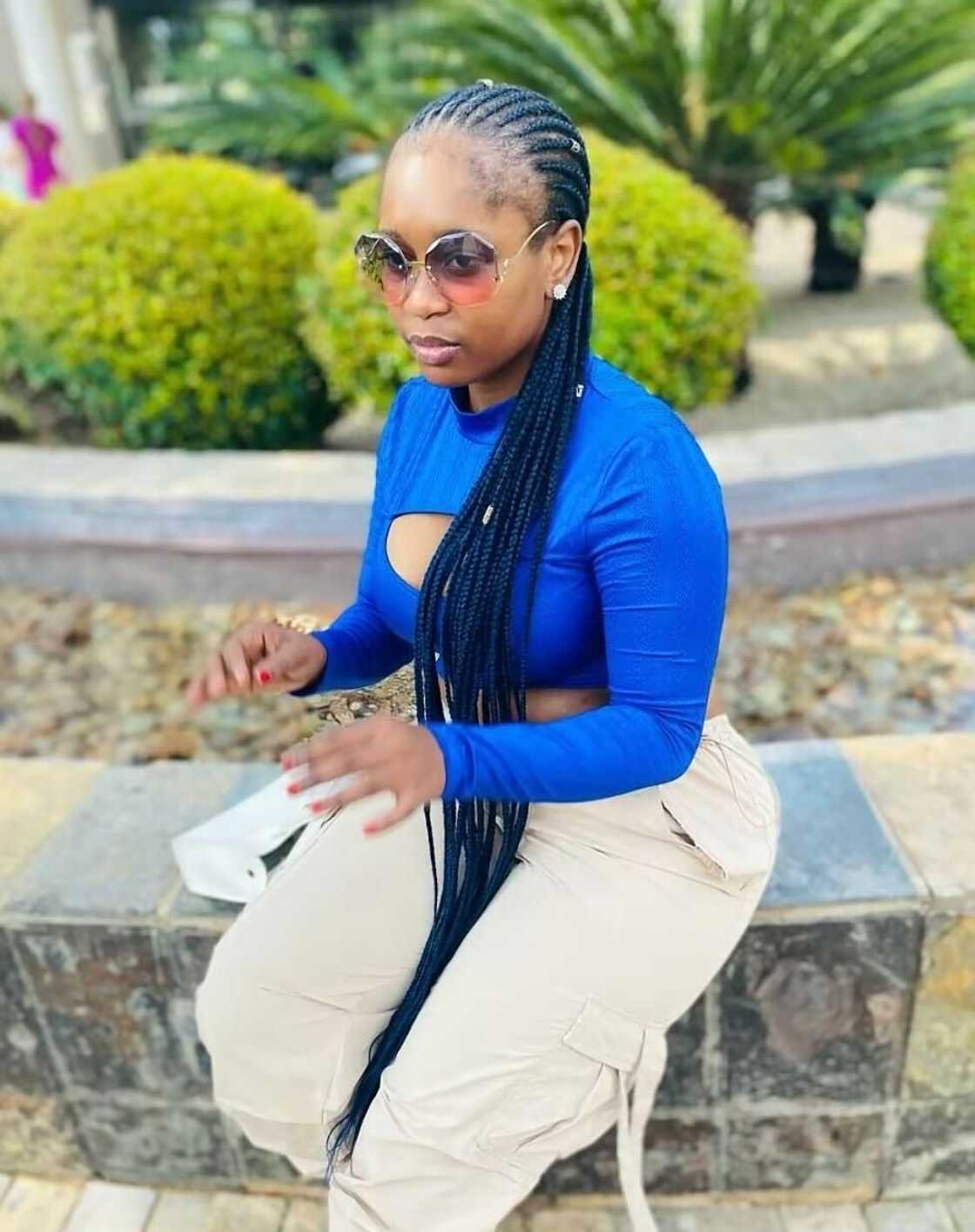 A lady impressed South Africans with her remarkable hair growth journey. A lady impressed South Africans with her remarkable hair growth journey.