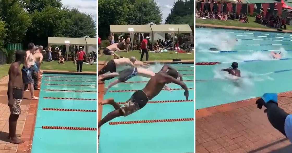 School, Sports, Swimming, Mzansi, Hilarious Reaction to Boy, Awkward Swimming Attempt, Malume School, Sports, Swimming, Mzansi, Hilarious Reaction to Boy, Awkward Swimming Attempt, Malume