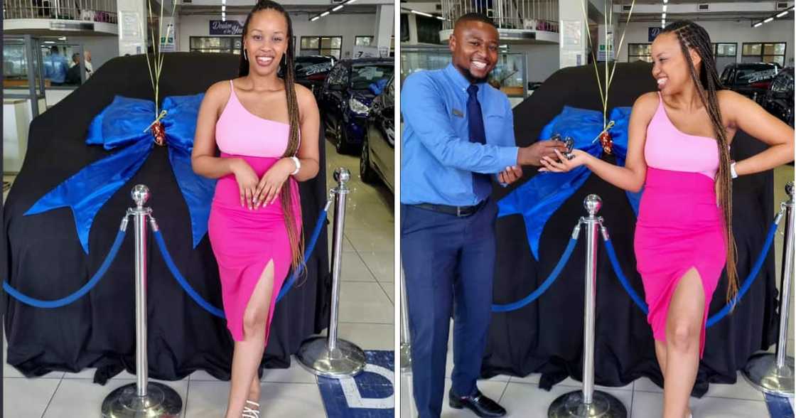 A woman tired of catching taxis finally bought a car seven years after her initial complaint. A woman tired of catching taxis finally bought a car seven years after her initial complaint.