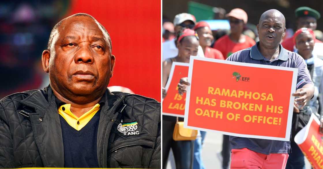 EFF says law enforcement agencies helped Ramaphosa cover up the Phala Phala EFF says law enforcement agencies helped Ramaphosa cover up the Phala Phala