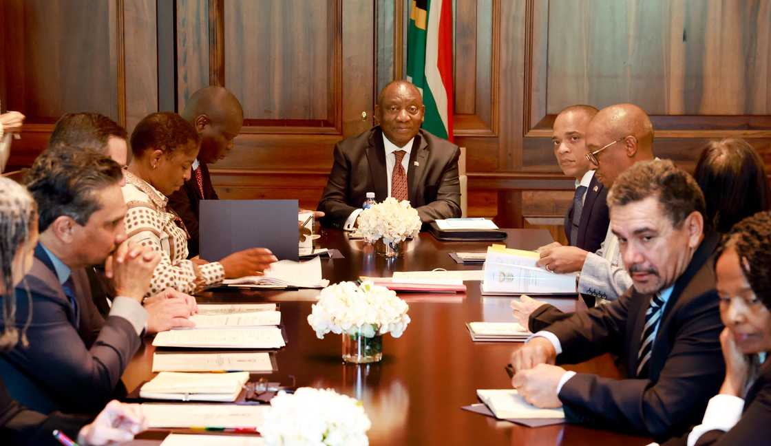 President Cyril Ramaphosa and his delegates will meet Donald Trump on 21 May President Cyril Ramaphosa and his delegates will meet Donald Trump on 21 May