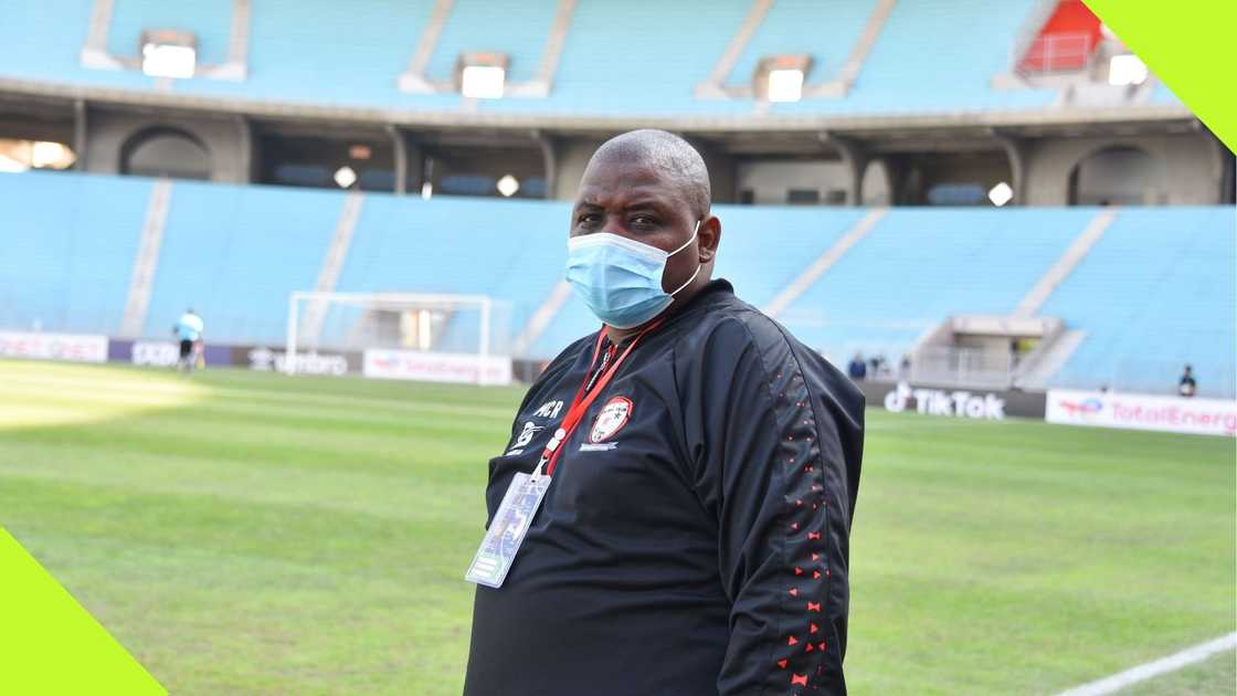 Morena Ramoreboli seen during the CAF Champions League 2021/22 football match between Esperance sportive Tunisia and Jwaneng Galaxy Football Club in Rades. Photo: Jdidi Wassim.