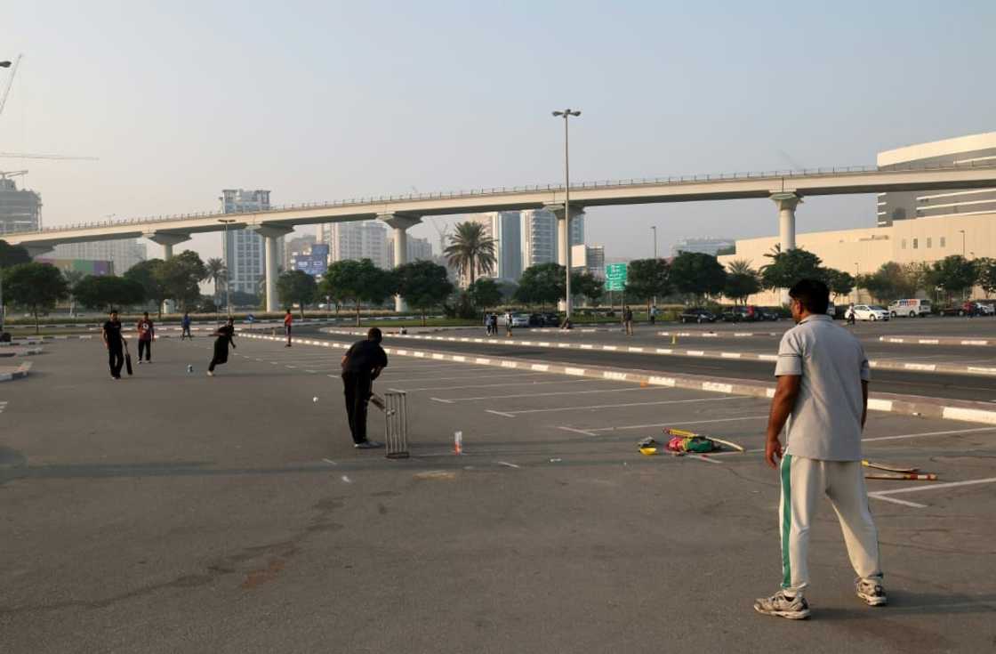 Parking lots are a favoured option, and Dubai's rapid growth has forced repeated changes of venue over the years Parking lots are a favoured option, and Dubai's rapid growth has forced repeated changes of venue over the years